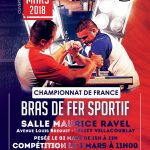 Championnat de France de bras de fer sportif - Mars 2018