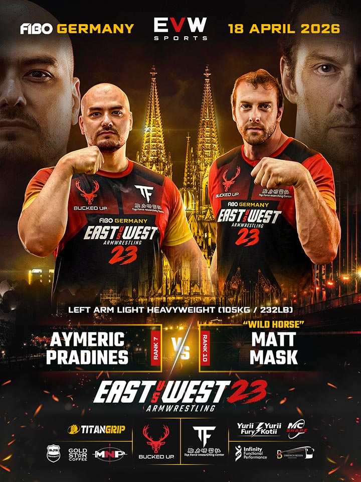 Affiche East vs West 23 - Aymeric Pradines vs Matt Mask